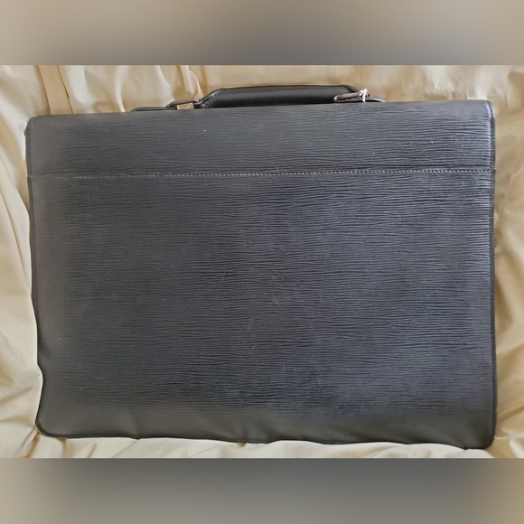 Very large authentic Louis Vuitton Epi leather briefcase - Picture 7 of 7